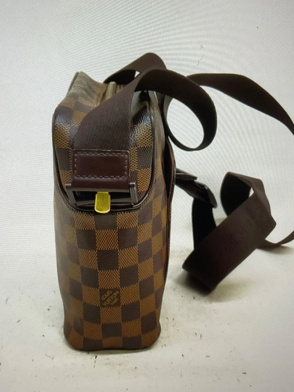 Louis Vuitton N41442 Olav PM Ebene Damier Shoulder Bag Brown France 5662237.